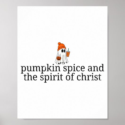 Pumpkin Sce And The Srit Of Christ, Christian Hall Poster (Vorne)