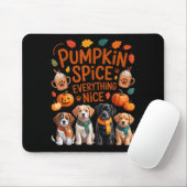 Pumpkin Sce Everything Nice Fall Dog Lovers Addict Mousepad (Mit Mouse)