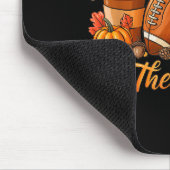 Pumpkin Sce Football Tis The Season Fall Thanksgiv Mousepad (Ecke)