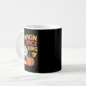 Pumpkin Sce King Niedlich Fall Coffee Design Kaffeetasse (Vorderseite Links)
