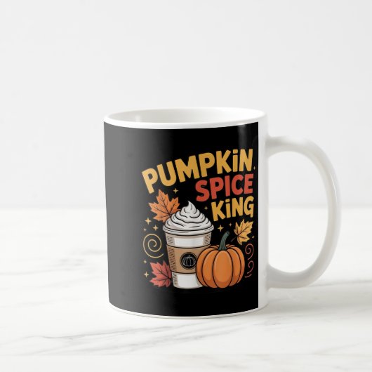Pumpkin Sce King Niedlich Fall Coffee Design Kaffeetasse (Rechts)