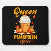 Pumpkin Sce Latte Fall Season Queen Of Pumpkin Sce Mousepad (Vorne)