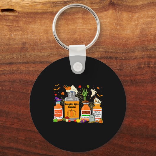 Pumpkin Sce Profol Ativan Versed Haldol Halloween Schlüsselanhänger (Vorderseite)