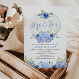 Pumpkin schlucken und sehen, fallen treffen grelle einladung