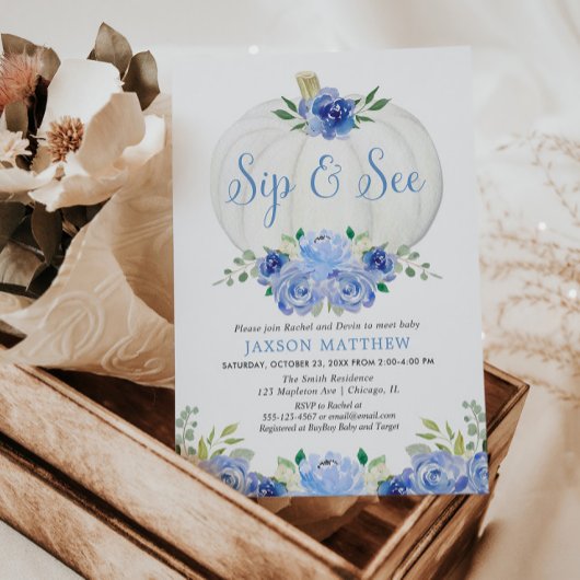 Pumpkin schlucken und sehen, fallen treffen grelle einladung