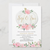 Pumpkin schlucken und sehen, fallen treffen grün M Einladung (Vorderseite)