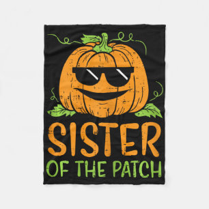 Pumpkin Schwester des Patches Halloween Familie Si Fleecedecke