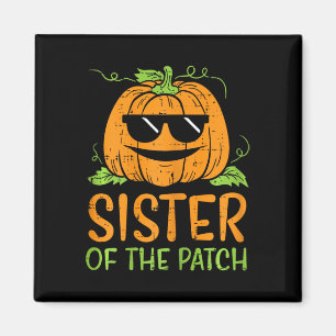Pumpkin Schwester des Patches Halloween Familie Si Magnet