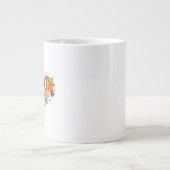 Pumpkin season autumn mug, cozy fall aesthetic Jumbo-Tasse (Vorderseite)