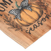 Pumpkin Season Fall Erntedank Harvest Kurzer Tischläufer (Ecke)