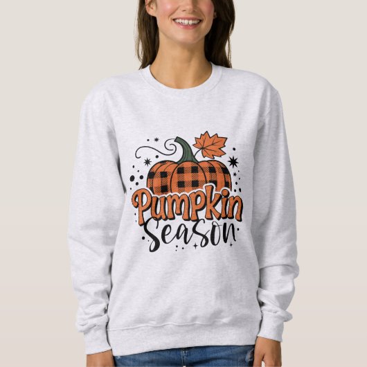 Pumpkin Season Fall Novelty Sweatshirt (Vorderseite)