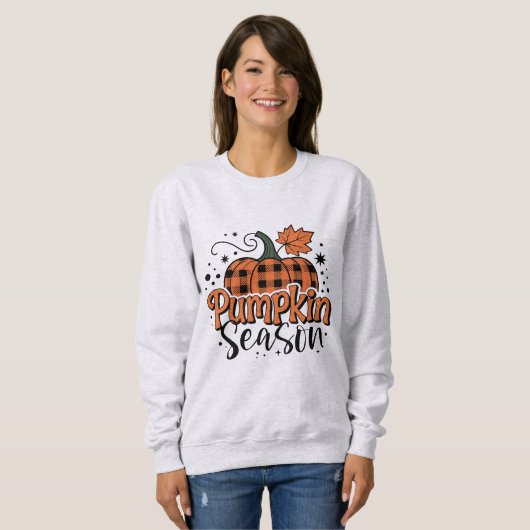 Pumpkin Season Fall Novelty Sweatshirt (Vorne ganz)