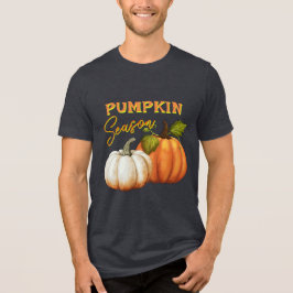 Pumpkin Season Fall Sprichwort Tri-Blend Shirt