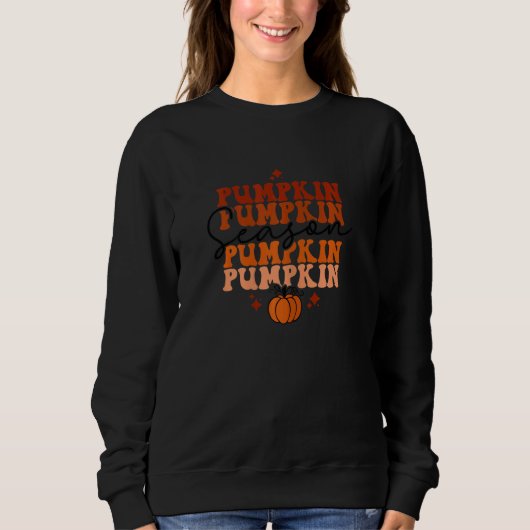 Pumpkin Season Thanksgiving matching family Autu Sweatshirt (Vorderseite)