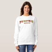 Pumpkin Season Trendy Fall Varsity Sweatshirt (Vorne ganz)