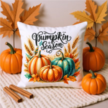 Pumpkin Season Watercolor Lettering – Cozy Autumn 