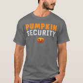 Pumpkin Security Kids Halloween Idea For Trick Or  T-Shirt (Vorderseite)