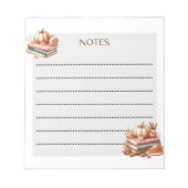 Pumpkin & Seiten Notizblock (Vorderseite)