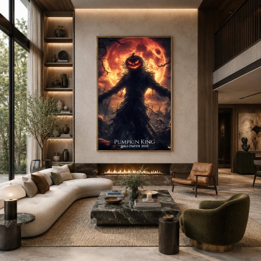 Pumpkin Sensenmann Awakens Halloween Poster