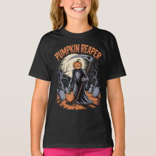 Pumpkin Sensenmann Gothic Halloween Spooky Pumpkin T-Shirt