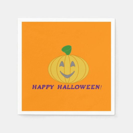 Pumpkin Serviette (Vorderseite)