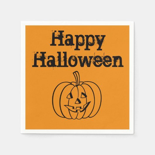 Pumpkin Serviette (Vorderseite)