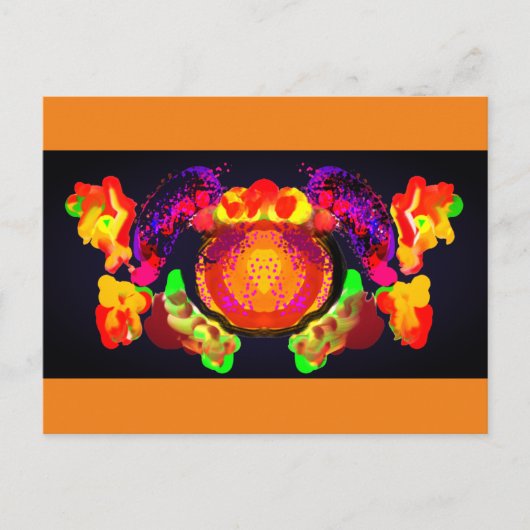 Pumpkin-Set-Tasse Postkarte (Vorderseite)