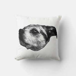 Pumpkin-Shadow Dot Hush — Terrier Kissen