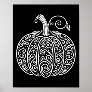 Pumpkin Shirt Frauen Niedlich Herbst Erntedank Poster