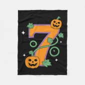 Pumpkin Six Seven 67 Matching 7 Halloween Couple  Fleecedecke (Vorderseite)