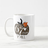Pumpkin Six Seven Y'all 67 Funny Meme Number  Kaffeetasse (Links)