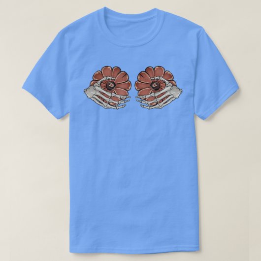 Pumpkin Skeleton Hands Funny Skeleton Halloween Co T-Shirt (Design vorne)