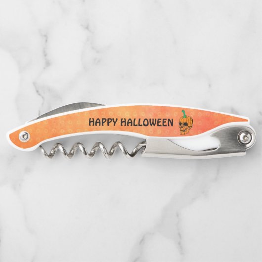 Pumpkin Skull Kellnermesser (Rückseite)