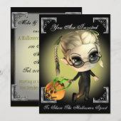 Pumpkin Slayer Halloween-Party Einladung (Vorne/Hinten)