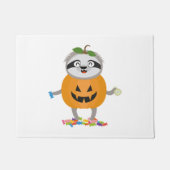 Pumpkin Sloth Halloween Kostümgeschenk Fußmatte (Vorderseite)