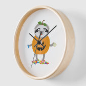 Pumpkin Sloth Halloween Kostümgeschenk Uhr (Winkel)