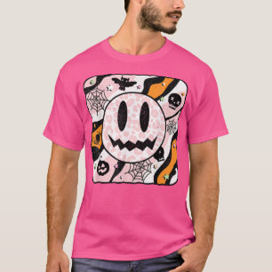 Pumpkin Smile Face Funny Halloween Kostüm T-Shirt