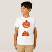 Pumpkin smiling spooky T-Shirt (Vorne ganz)