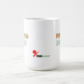 Pumpkin Sniffer | Funny Halloween Pet Design Kaffeetasse (Mittel)