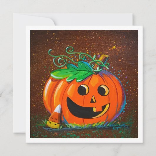 Pumpkin & Snooze - Mini Print (Vorderseite)