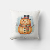 Pumpkin snowman kissen (Vorderseite)