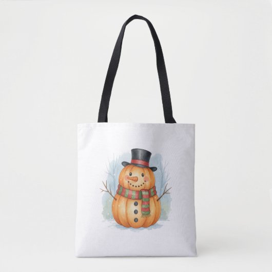 Pumpkin snowman tasche (Vorderseite)