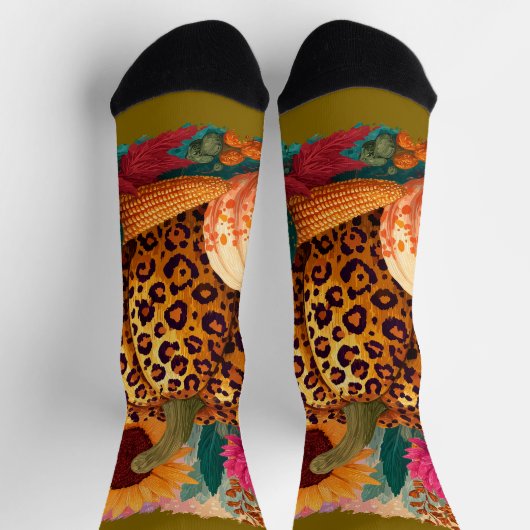 Pumpkin Socken (Oben)