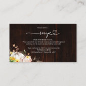 Pumpkin Sonnenblumen Brautparty Rezept Anfrage Begleitkarte (Vorderseite)