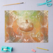 Pumpkin Sonnenblumen Burnt Orange Vintage Textur Seidenpapier (Basteln)