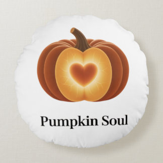 Pumpkin Soul - Autumn Decor Pillow Rundes Kissen
