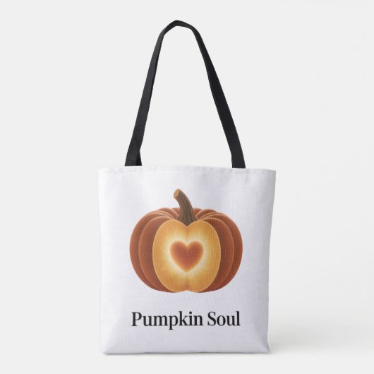 Pumpkin Soul - Cozy Fall Tote Bag Tasche (Rückseite)