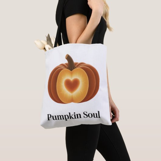Pumpkin Soul - Cozy Fall Tote Bag Tasche (Von Nahem)