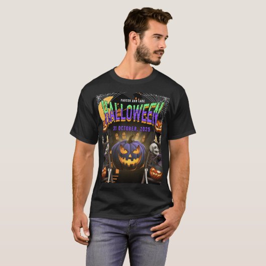 🎃 "Pumpkin Souls: Der Manifestationsschlüssel" 💀 T-Shirt (Vorne ganz)