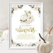 Pumpkin spät nachts Diapers Baby Duschgel Spielzei Poster